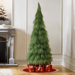 LuxenHome 6Ft Holiday Artificial Pampas Grass Tree In Green -Garden GUEST 90024782 c1e5 4a68 9f9d 7736b652bf66