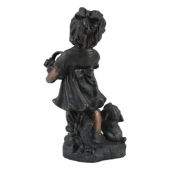 LuxenHome 23.31" Bronze MgO Girl Holding Basket Of Kittens With Puppy Garden Statue 16 LuxenHome 23.31" Bronze MgO Girl Holding Basket Of Kittens With Puppy Garden Statue -Garden GUEST 9477a51a d1d0 43a3 af26 472df6740ac0
