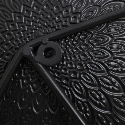 LuxenHome 47-Inch Large Metal Wall Decor Abstract Metal Wall Art Hanging Sculptures Multi-Color Ripple Plates Artwork Accent Decorations Multicolored 9 LuxenHome 47-Inch Large Metal Wall Decor Abstract Metal Wall Art Hanging Sculptures Multi-Color Ripple Plates Artwork Accent Decorations Multicolored - Image 7