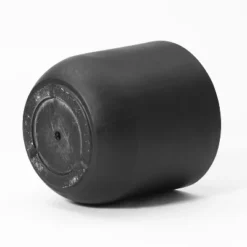 LuxenHome 14.6-Inch Round Smooth Finish Black MgO Planter 11 LuxenHome 14.6-Inch Round Smooth Finish Black MgO Planter -Garden GUEST 988b1e29 6347 47cb afa4 32d76e214b59
