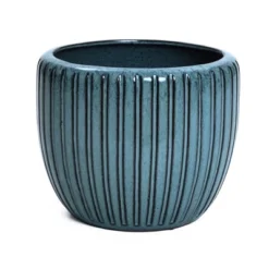 LuxenHome 11" Dia Ceramic Pot For Indoor Plants Large Outdoor Plant Pot Modern Decorative Glazed Flower Pot Round Planter Pot 20 LuxenHome 11" Dia Ceramic Pot For Indoor Plants Large Outdoor Plant Pot Modern Decorative Glazed Flower Pot Round Planter Pot -Garden GUEST 98f05ea7 05ee 49fe 93c3 93110f196894