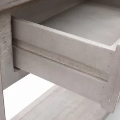 LuxenHome Gray Wood 2-Drawer 1-Shelf Console And Entryway Table 21 LuxenHome Gray Wood 2-Drawer 1-Shelf Console And Entryway Table -Garden GUEST 9a274e66 3801 4249 b6b6 dd21c6f1ac92