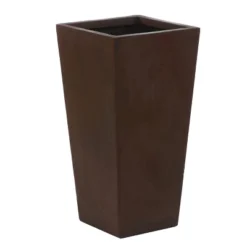 LuxenHome Square Tapered 18.5" H House Planters, Indoor & Outdoor Black 17 LuxenHome Square Tapered 18.5" H House Planters, Indoor & Outdoor Black -Garden GUEST 9c314b53 374d 4e52 b377 cebc6419e91a