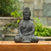 LuxenHome 16.1" Gray MgO Enlightened Buddha Garden Statue 1 LuxenHome 16.1" Gray MgO Enlightened Buddha Garden Statue -Garden GUEST 9d653257 ffa5 4d18 864e 40fcf50fd865