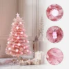 LuxenHome 5Ft Pink Cherry Blossom Christmas Tree With Fiber Optic Lights & Snowman Star Topper -Garden GUEST a3e93d04 7c10 41c1 86ee 93a2f7a0396f