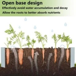 LuxenHome 6ft Rectangular Galvanized Metal Raised Garden Bed Silver -Garden GUEST a75a7ae2 55f8 4cd2 be45 bd2922dbe9ff