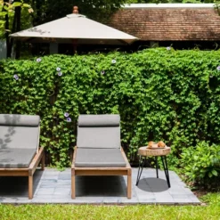 LuxenHome Natural Faux Wood Top With Black Metal Legs Side Table 12 LuxenHome Natural Faux Wood Top With Black Metal Legs Side Table -Garden GUEST a8a3fee4 671e 4866 a3ca 8748090077d4