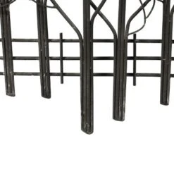 LuxenHome Snowy Black Metal Field Of Trees Wall Art -Garden GUEST aa0641f5 2fe2 4044 a0f7 69b7371fc739