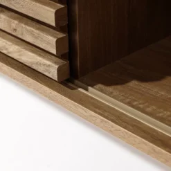 LuxenHome Mid-Century Modern Rectangular Coffee Table With Storage And Solid Wood Legs Brown -Garden GUEST ae4957c3 7b7e 442b 9adc 6c1aeec77c88