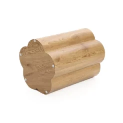 LuxenHome Wood Grain Manufactured Wood 20.5-Inch Tall Round End And Side Table Brown -Garden GUEST b6aff872 d925 4a0f 9524 64fcccd62350