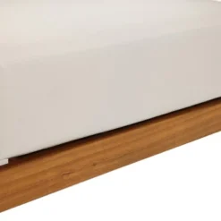 LuxenHome Outdoor Acacia Wood With Rope Sides 4-Person Club Patio Set With Coffee Table -Garden GUEST b8367aec db44 4bea 95dc e4bef576c292