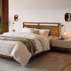 LuxenHome Farmhouse Double Panel Wood Headboard, King Brown 14 LuxenHome Farmhouse Double Panel Wood Headboard, King Brown -Garden GUEST bb5e7947 f470 4f55 bcdc 54102ecaa1ac