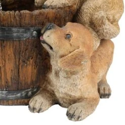 LuxenHome Resin Puppies And Water Pump Outdoor Fountain With LED Light 19 LuxenHome Resin Puppies And Water Pump Outdoor Fountain With LED Light -Garden GUEST bceb833f d563 4d4e 8cf6 cde33a4f5dfe