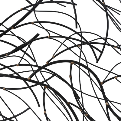 LuxenHome Black Metal Windy Tree Wall Decor 8 LuxenHome Black Metal Windy Tree Wall Decor - Image 6