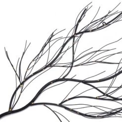 LuxenHome Black Metal Branch Wall Art Home Decor -Garden GUEST c2cdb79b 0a39 49ed 9c05 03aa5bf2d2ae