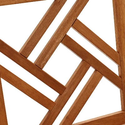 LuxenHome Carmel Solid Wood Outdoor Loveseat Park Bench 6 LuxenHome Carmel Solid Wood Outdoor Loveseat Park Bench - Image 4