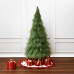 LuxenHome 5Ft Holiday Artificial Pampas Grass Tree In Green 15 LuxenHome 5Ft Holiday Artificial Pampas Grass Tree In Green -Garden GUEST cef47c2a 22bf 4f15 ad08 03d68628b381