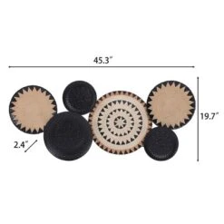 LuxenHome Southwestern Multi-Color Metal Accent Wall Art Decor -Garden GUEST d0b02f2f ca37 4714 a53f 313fd4a6db95