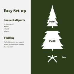 LuxenHome 6Ft Holiday Slim Artificial Pampas Grass Tree In Green 12 LuxenHome 6Ft Holiday Slim Artificial Pampas Grass Tree In Green -Garden GUEST d8099329 b0cf 4768 834c 32b705e0eaa7