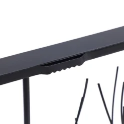 LuxenHome Black Abstract Trees Rectangular Metal Wall Decor -Garden GUEST dbe96e7f 942b 4fe4 a051 4401249f48fc