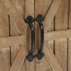 LuxenHome Farmhouse Wood Sliding 2-Door Wall Storage Cabinet 22 LuxenHome Farmhouse Wood Sliding 2-Door Wall Storage Cabinet -Garden GUEST dce08cc7 0710 4c9d aa0a 011fed07a8c4