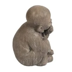 LuxenHome 15" Weathered Brown MgO Quiet Little Buddha Monk Garden Statue 10 LuxenHome 15" Weathered Brown MgO Quiet Little Buddha Monk Garden Statue -Garden GUEST de6b73f7 d26d 4e8a bb9b b041519c7810