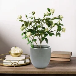 LuxenHome Round Tapered 9.2" H House Planter, Indoor/Outdoor Black 12 LuxenHome Round Tapered 9.2" H House Planter, Indoor/Outdoor Black -Garden GUEST e23db003 bf6a 4286 9214 37c3f6de145a