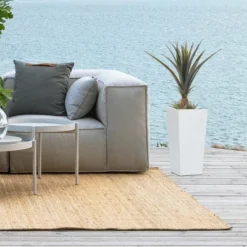 LuxenHome Square Tapered 18.5" H House Planters, Indoor & Outdoor White 21 LuxenHome Square Tapered 18.5" H House Planters, Indoor & Outdoor White -Garden GUEST e5778bfb 683e 4ebd b782 9517c991544e