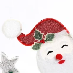 LuxenHome Santa On Peppermint Bike Lighted Holiday Decoration Multi-Color -Garden GUEST e9966723 6ded 4797 8c52 b088a72c851e