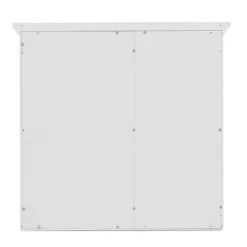 LuxenHome White MDF Wood Bathroom Wall Storage Cabinet 21 LuxenHome White MDF Wood Bathroom Wall Storage Cabinet -Garden GUEST ec34f19f bd46 41ba 8a47 beaf3017b7dc