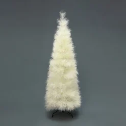 LuxenHome 6Ft Holiday Slim Artificial Pampas Grass Tree In Natural Ivory Beige -Garden GUEST ec97b959 52d9 4234 91b0 4fa8c8bf0b62
