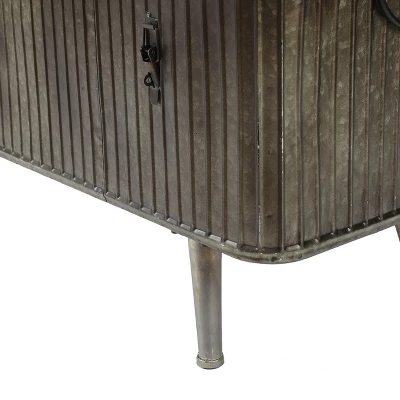 LuxenHome 47.5in. W Metal And Faux Leather Bench. 8 LuxenHome 47.5in. W Metal And Faux Leather Bench. - Image 6