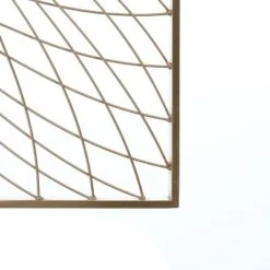 LuxenHome Gold Metal Spiral Flower Square Frame Wall Decor -Garden GUEST f148b94a 6a6d 4434 aa96 db0ed77469aa