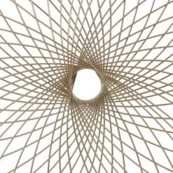 LuxenHome Gold Metal Spiral Flower Square Frame Wall Decor -Garden GUEST f6490335 db7b 4277 bc2a 8f952525abb9