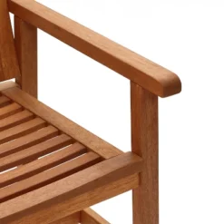 LuxenHome Carmel Solid Wood Outdoor Loveseat Park Bench 17 LuxenHome Carmel Solid Wood Outdoor Loveseat Park Bench -Garden GUEST f906064d 5cfe 4faf 9c27 ee0a491db804