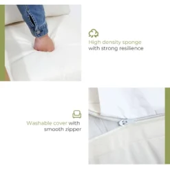 LuxenHome Outdoor Acacia Wood Side Table And Set Of 2 Armchairs With White Cushions 20 LuxenHome Outdoor Acacia Wood Side Table And Set Of 2 Armchairs With White Cushions -Garden GUEST f9aaf361 c95c 44bc 9ab3 89434861b9d2