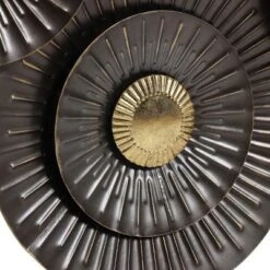 LuxenHome 41.3" W Brown And Gold Metal Abstract Flower Wall Decor -Garden GUEST fb304d93 9c30 4ab8 a8f9 d48484c9bc35