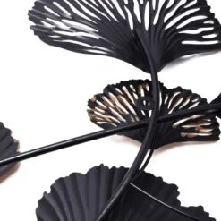 LuxenHome White, Black, And Gold Metal Ginkgo Leaves Modern Wall Decor 23 LuxenHome White, Black, And Gold Metal Ginkgo Leaves Modern Wall Decor -Garden GUEST fd29ad13 ad23 497e 8f1b 5f29ba235093