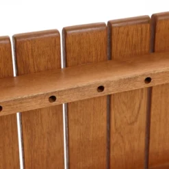 LuxenHome Natural Solid Wood 6-Person 59-Inch Long Rectangle Outdoor Dining Table Brown 16 LuxenHome Natural Solid Wood 6-Person 59-Inch Long Rectangle Outdoor Dining Table Brown -Garden GUEST fe2330b5 123a 4ed7 a7e1 81ed38c97ebc